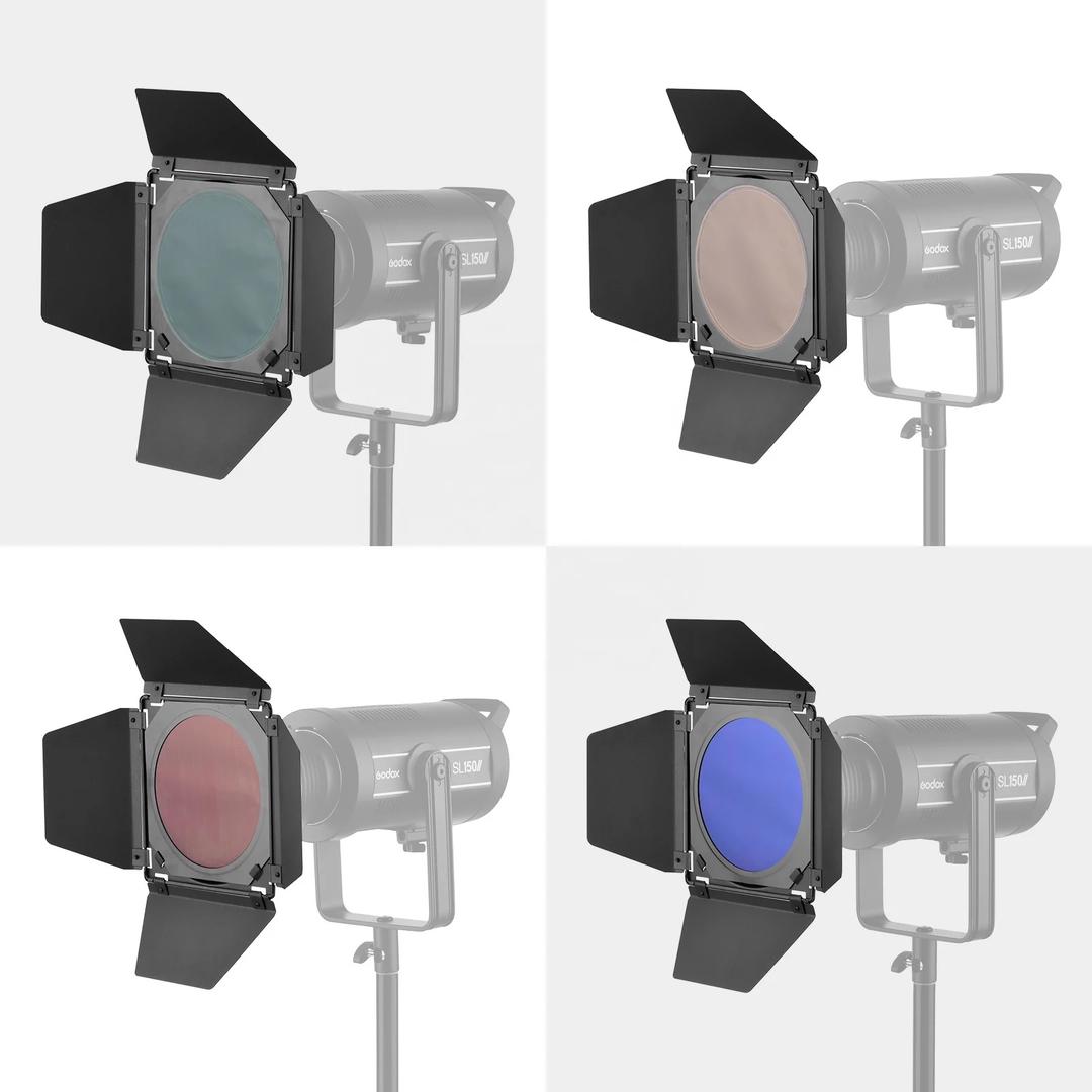 4 Color Gel Filters for 7 Inch Standard Reflector and SL60W SL150II ...