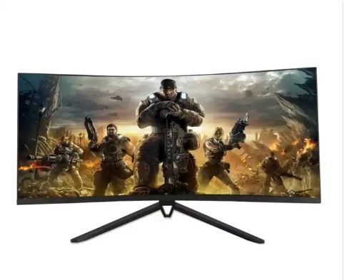 34 Inch Curved Screen 3440*1440 144Hz Desktop Gaming Monitor