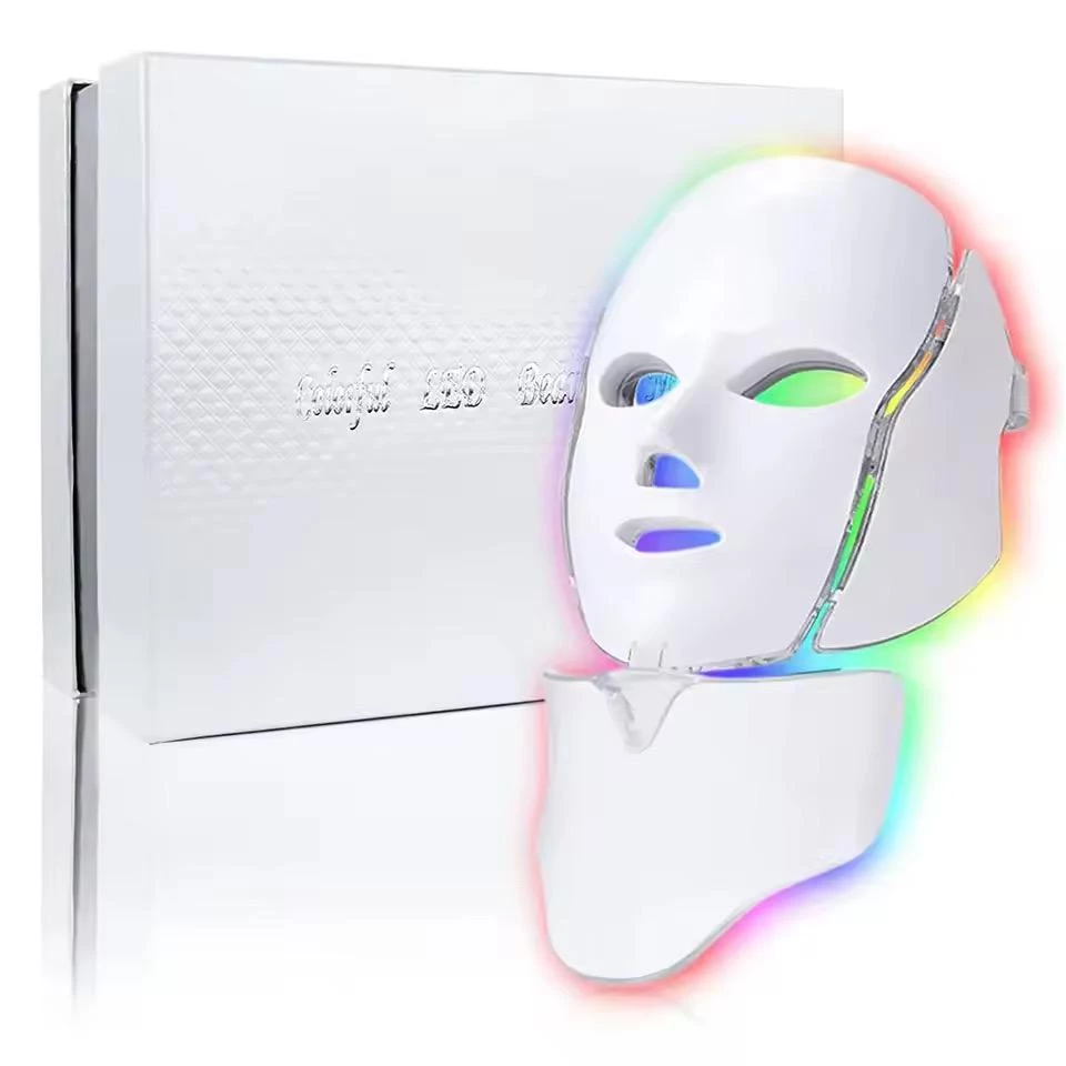Led Face Mask Light Therapy 7 Color Led Light