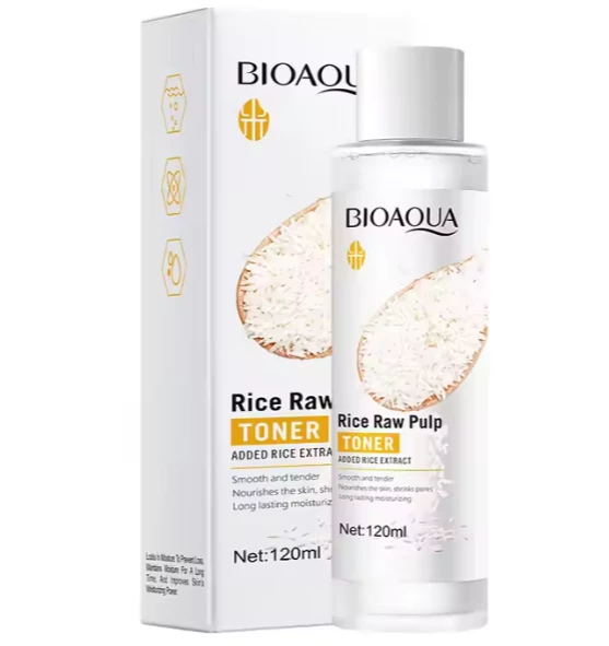 Vegan Skin Care Rice Puree Toner Centella Vitamin E Green Tea Anti-Aging Softeni