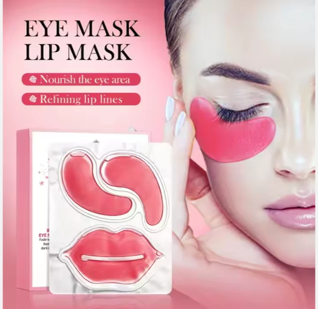 Eye And Lip Film Combination Suit for Moisturizing Fade Fine Lines Care for Lips