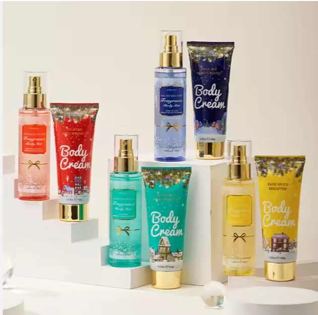 High Quality Body Care Gift Set Fragrance Spray and Body Lotion  Skin Care Suite