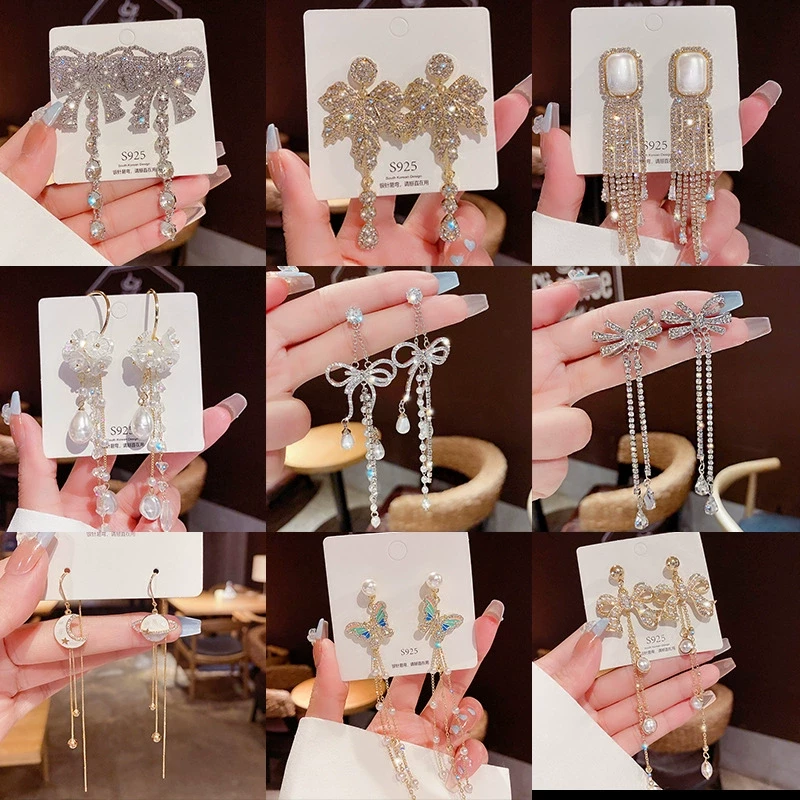 Earrings temperament versatile earrings for women